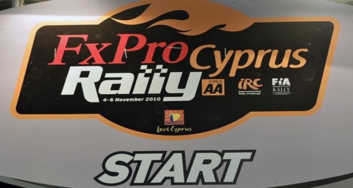 IRC : premier point sur le Rallye de Chypre 