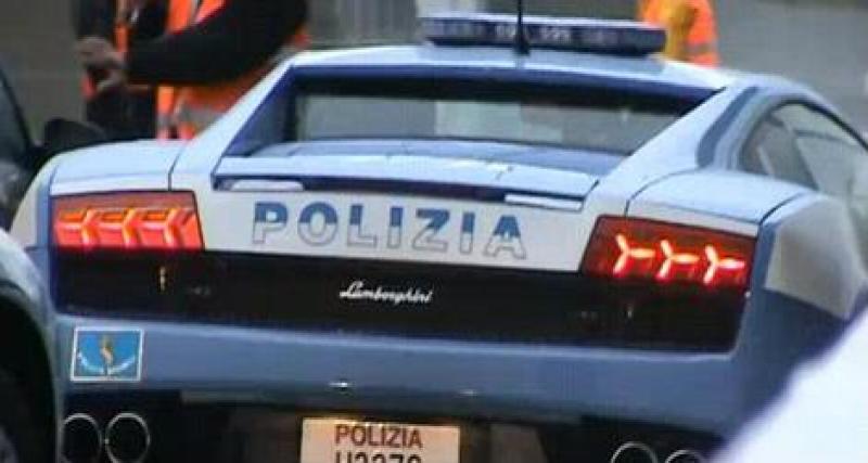  - En RTT, la Gallardo LP 560-4 de la police italienne à Monza