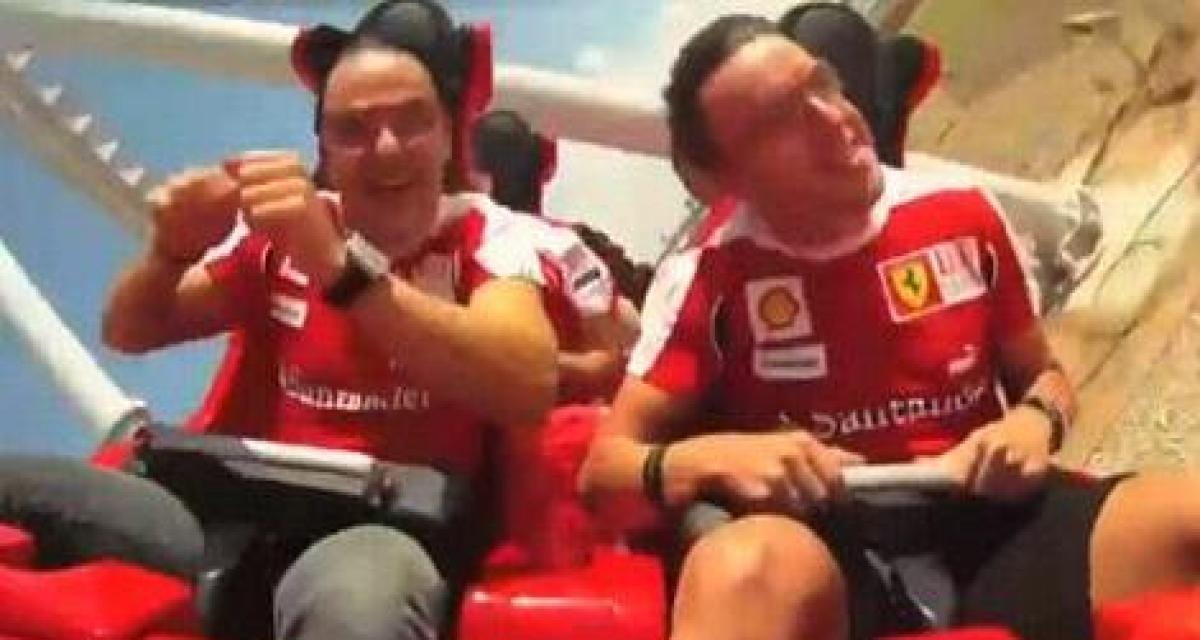 C'était avant dimanche : Massa et Alonso s'éclatent en Formula Rossa