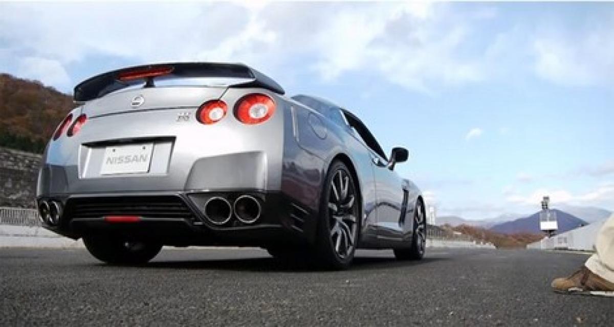 Boum : la Nissan GT-R martyrise le 0 à 100 km/h (vidéo)