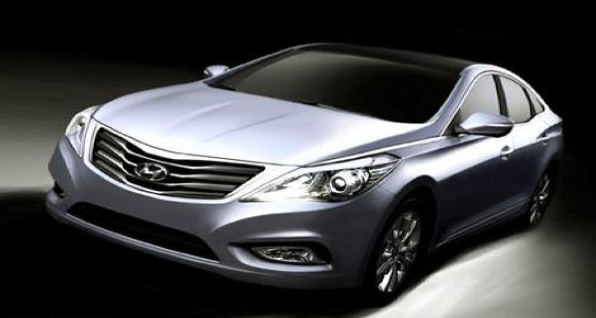 Esquisses de la future Hyundai Grandeur (Azera)