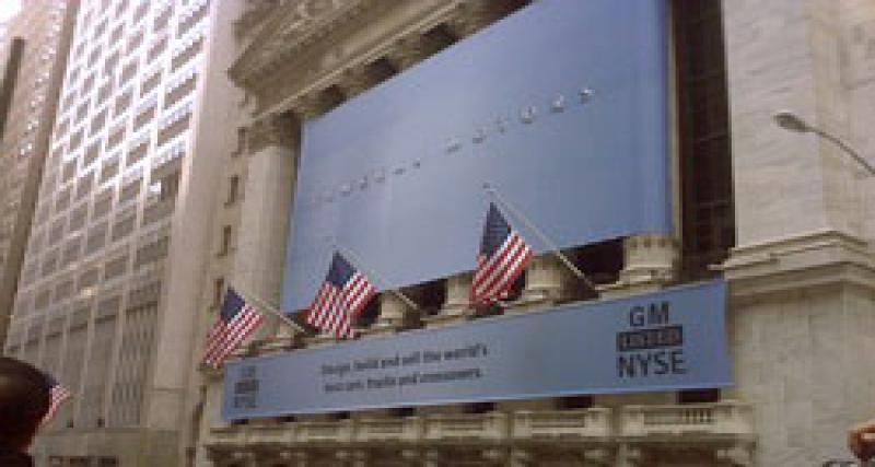 - Les débuts en fanfare de GM à Wall Street