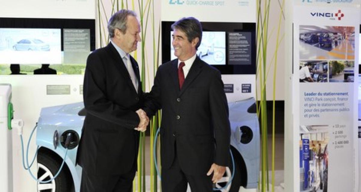 Renault-Nissan et Vinci travailleront ensemble sur la mobilité électrique