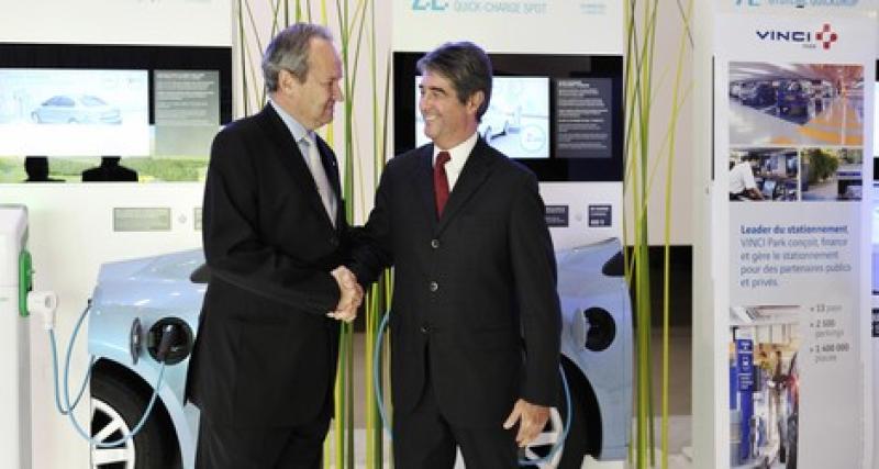  - Renault-Nissan et Vinci travailleront ensemble sur la mobilité électrique
