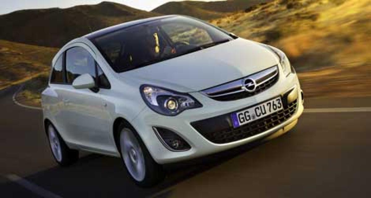 Opel Corsa, facelift officiel