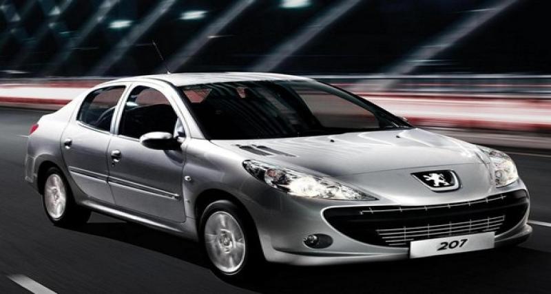  - Peugeot exporte la 207 "Malaisienne" en Thaïlande