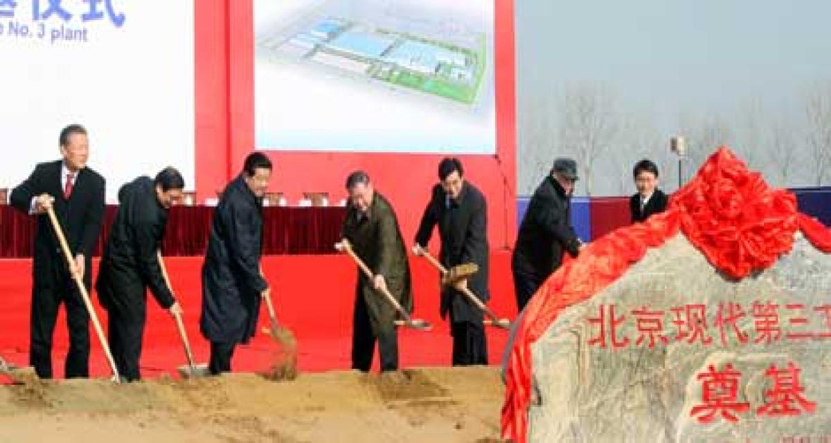 Débuts des travaux pour la nouvelle usine Hyundai en Chine
