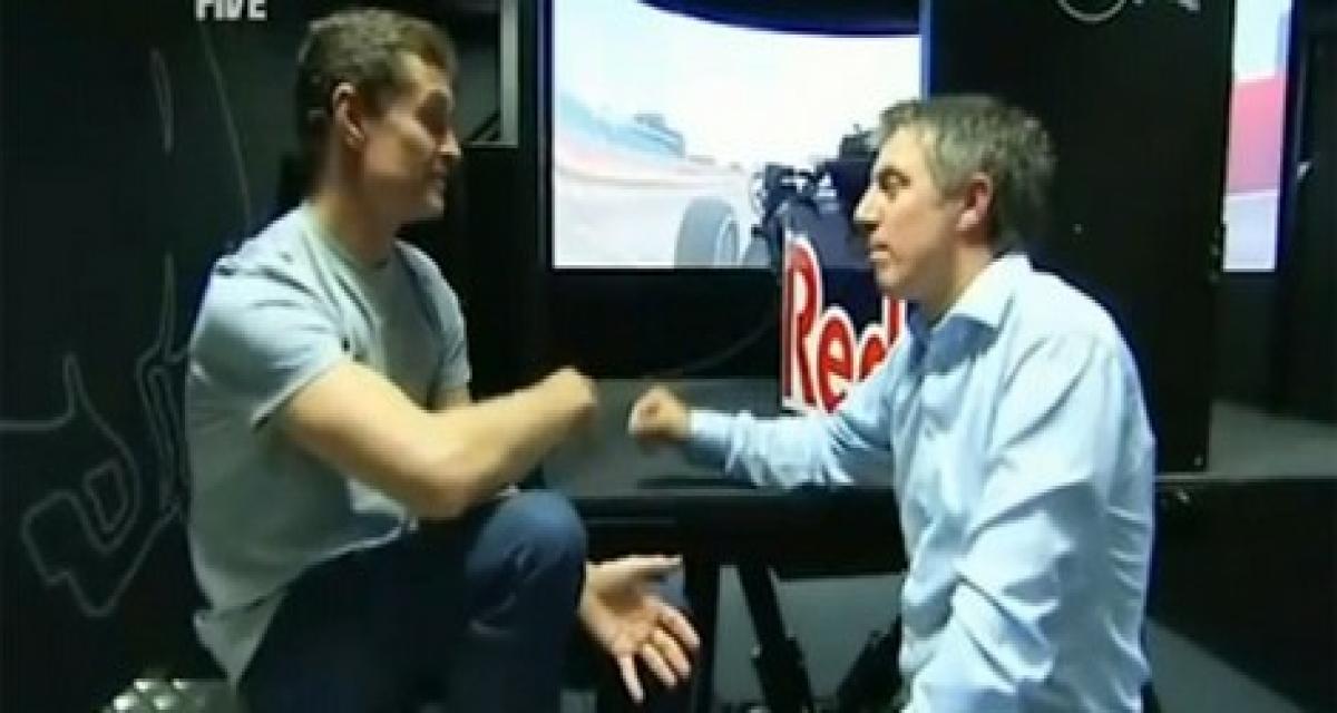 Vidéo : Coulthard Vs Plato dans le simulateur Red Bull