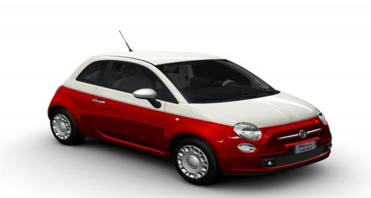 Salon de Bologne : Fiat 500 Bicolore