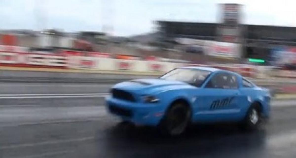 Vidéo : la MMR 2010 Ford Shelby GT500 s'enflamme sur le quart de mile