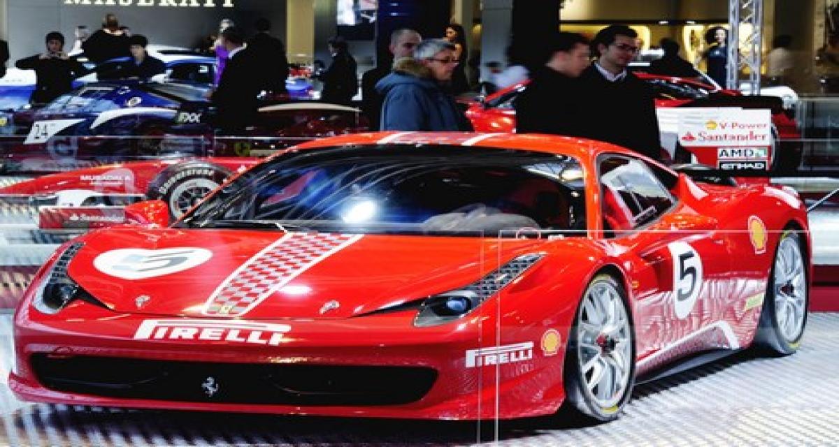 Salon de Bologne : Ferrari 458 Challenge