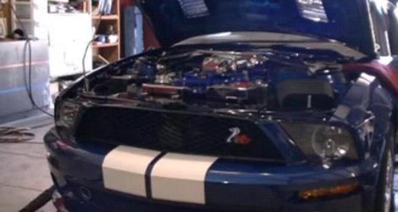  - Une Ford Mustang Shelby GT500 qui fait boum !