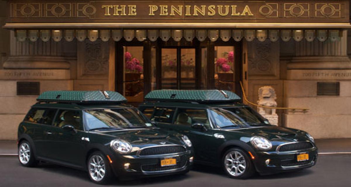 La Mini arrive à l'hôtel Peninsula de New York et Chicago