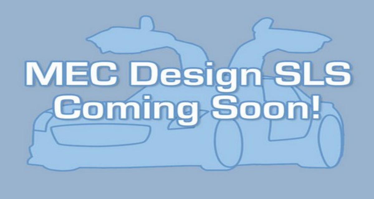 MEC Design tease sa préparation sur la SLS AMG