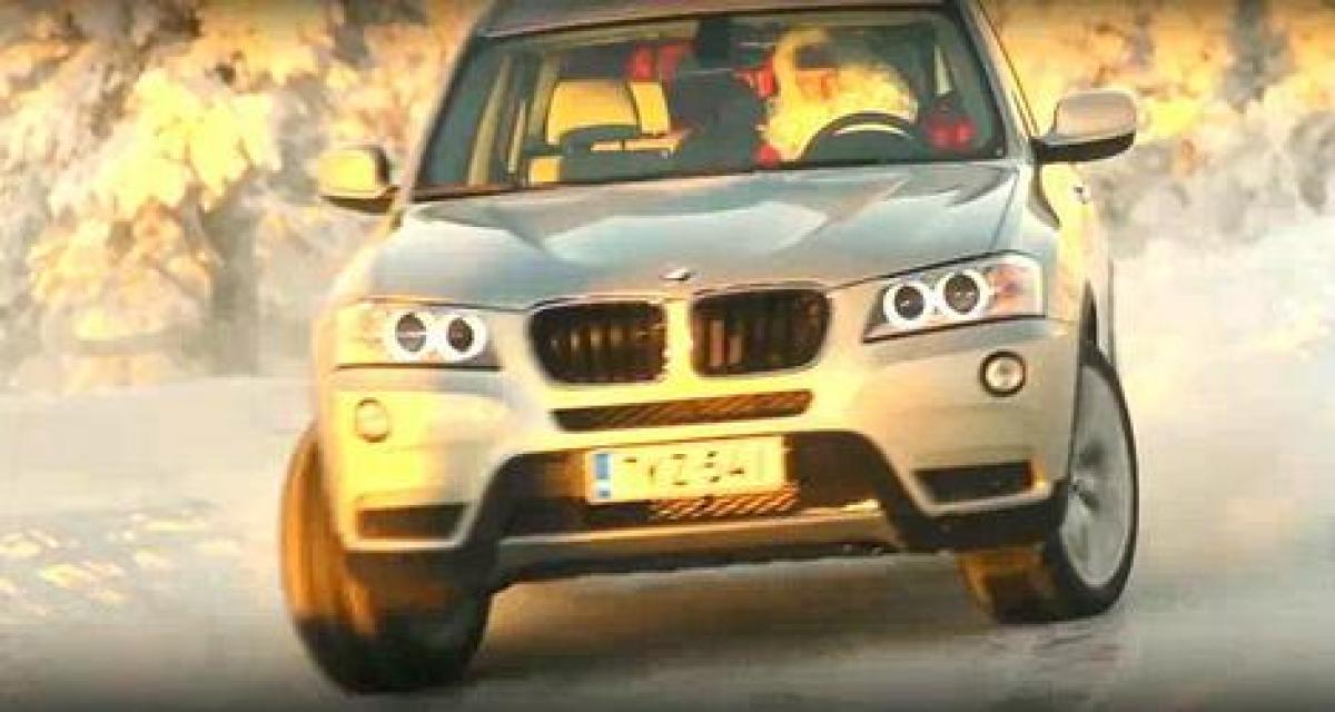 Le Père Noël en BMW X3 (vidéo)