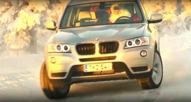  - Le Père Noël en BMW X3 (vidéo)