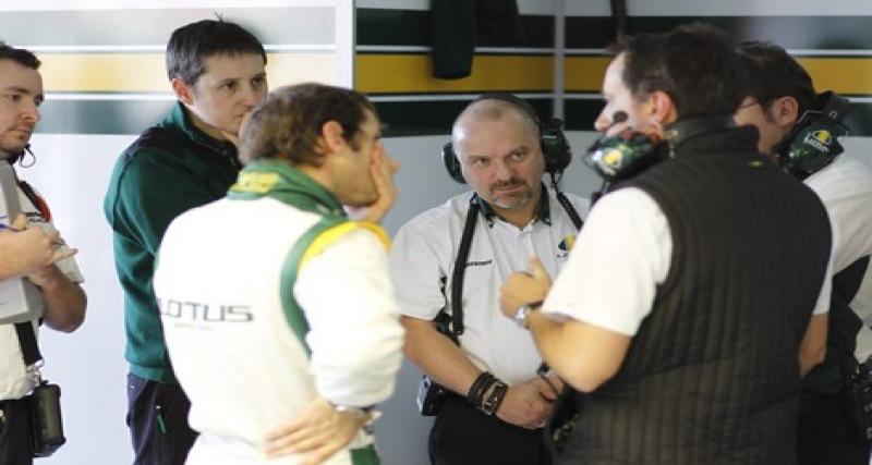  - F1: Lotus vs Lotus, la réaction du Team Lotus