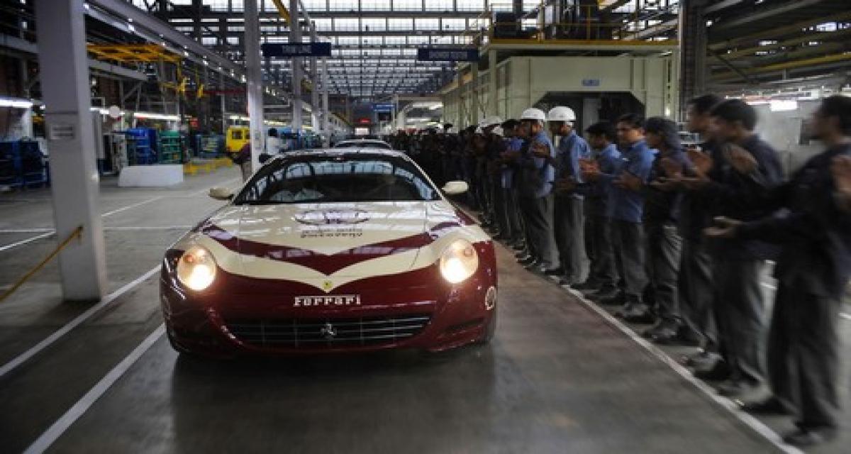 Bientôt des Ferrari assemblées en Inde?
