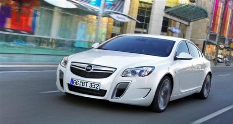  - L'Opel Insignia OPC passe à la boîte auto