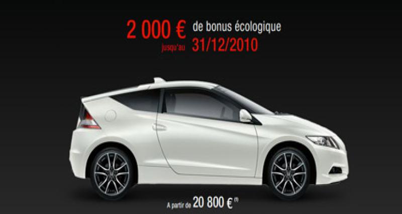  - Honda dépense 3 448 euros de publicité par véhicule vendu
