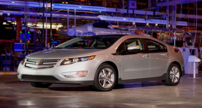  - 225 000 $ pour la première Chevrolet Volt 