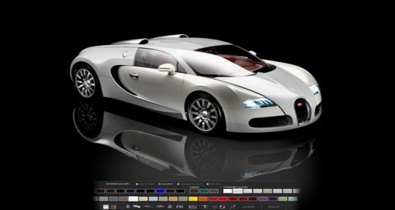  - Détente (fantasmes ?) : configurez la Bugatti Veyron