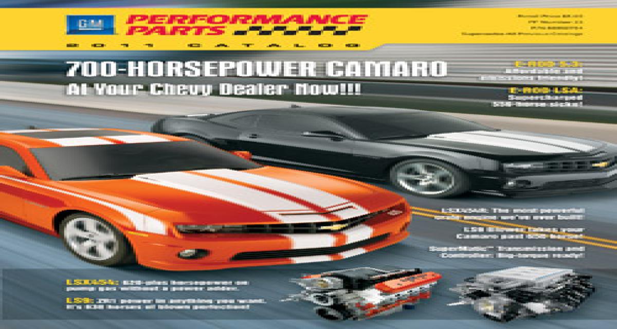 700 ch dans une Camaro : un kit officiel via GM Performance Parts