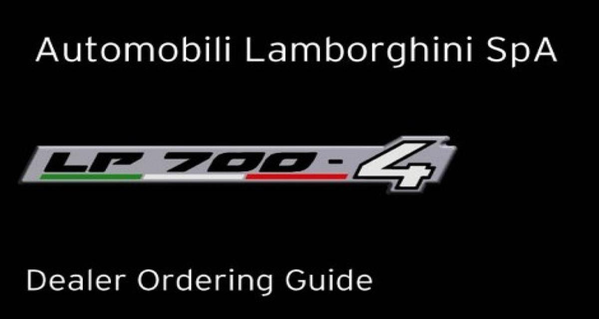 Lamborghini LP700-4: on sait tout