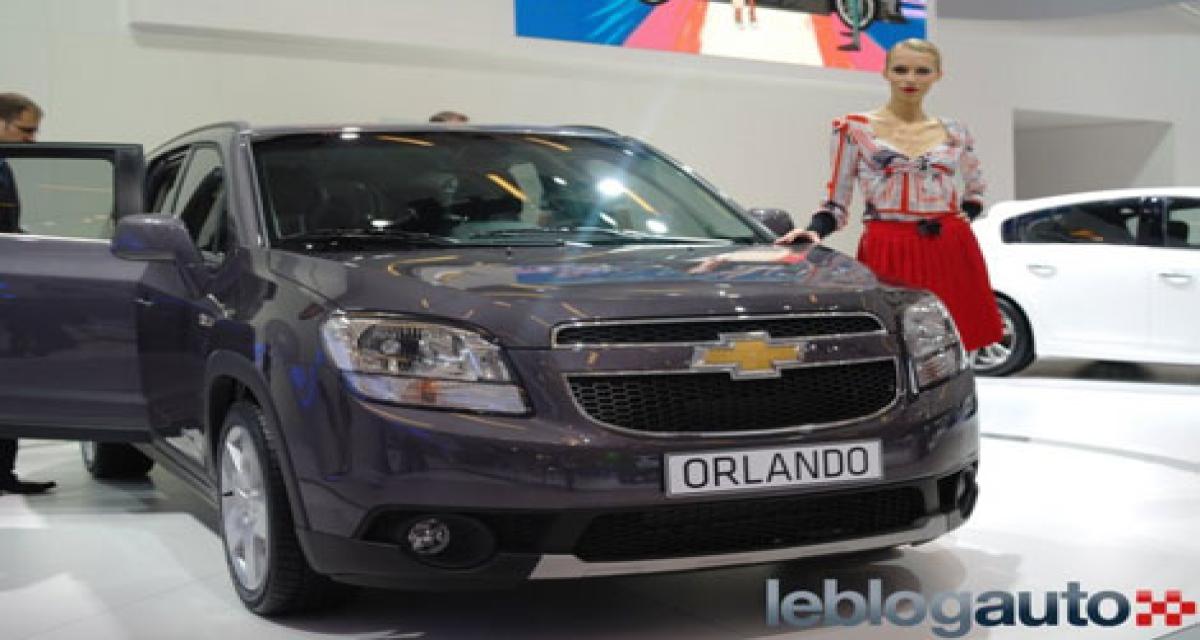 Détente : configurez le Chevrolet Orlando