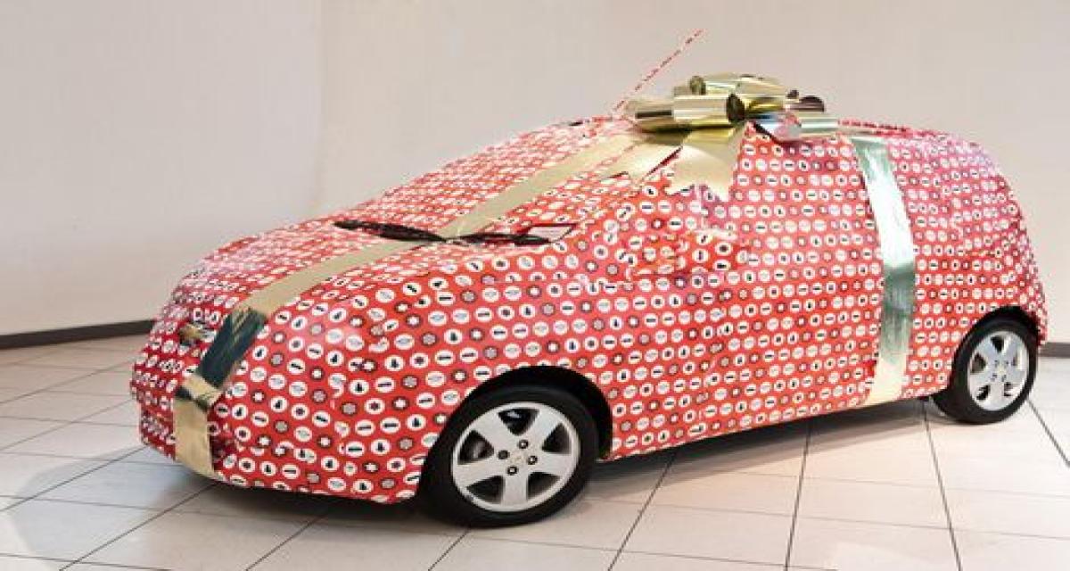 Emballée : Chevrolet Spark sauce cadeau de Noël