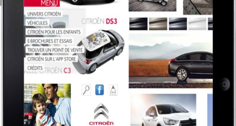  - Citroën s’affiche sur iPad