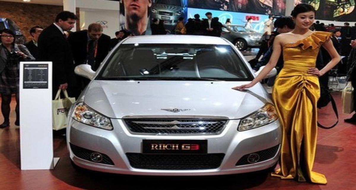 Chine: objectif 900 000 voitures en 2011 pour Chery