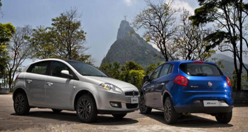  - Pose de la première pierre de la nouvelle usine Fiat au Brésil