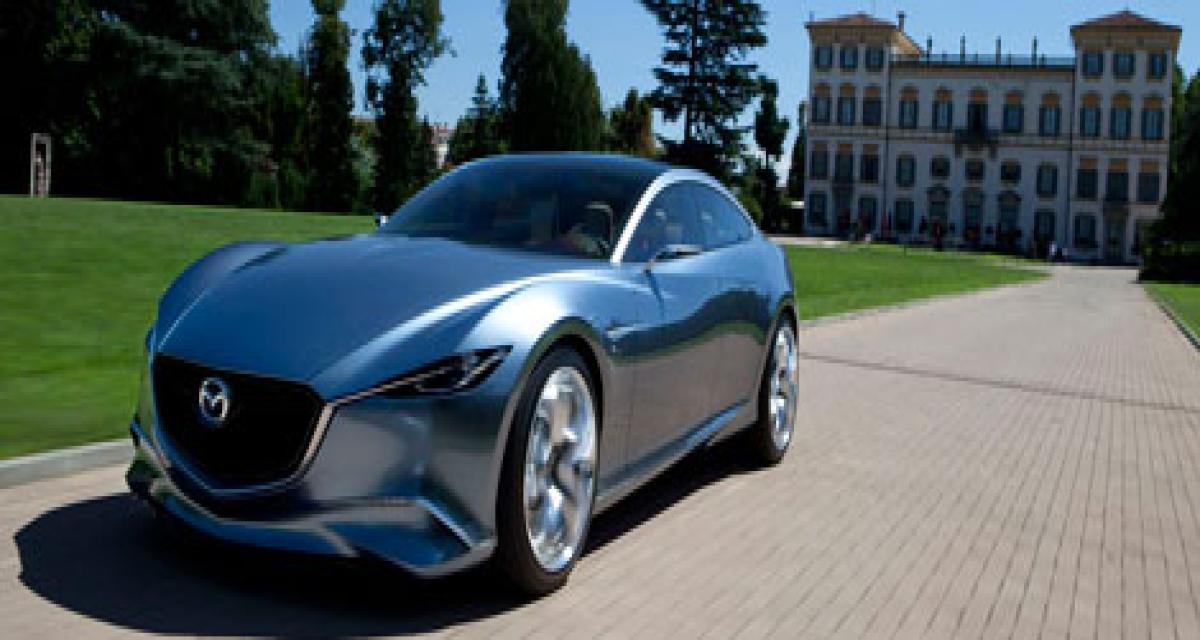 Première publique du concept Mazda Shinari en France