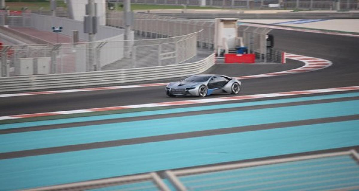 La BMW Vision EfficientDynamics s'échauffe à Abu Dhabi (vidéo)