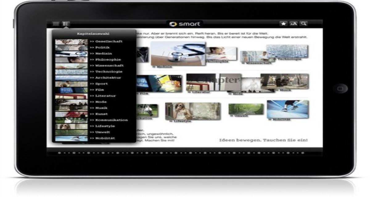 Smart s'offre une application sur iPad