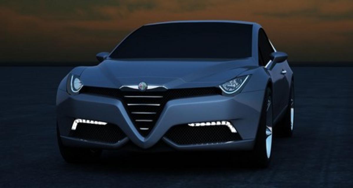 Un coupé 4 places Alfa Romeo qui promet signé MPcardesign
