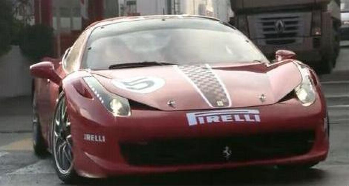 Vidéo : une Ferrari 458 Challenge lâchée dans les rues de Maranello