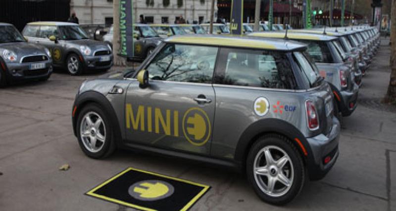  - Mini E : numéro 1 des voitures électriques en France !
