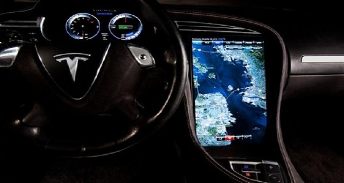 Un écran tactile de 17 pouces pour la prochaine Tesla S