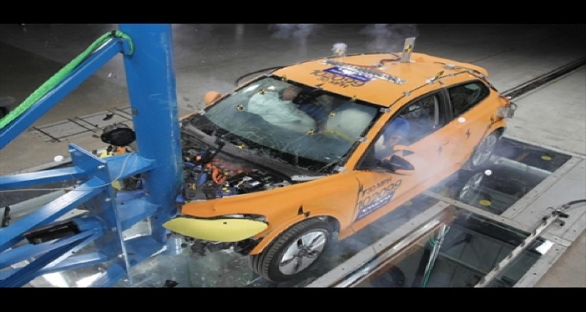 Salon de Detroit : une Volvo C30 électrique accidentée