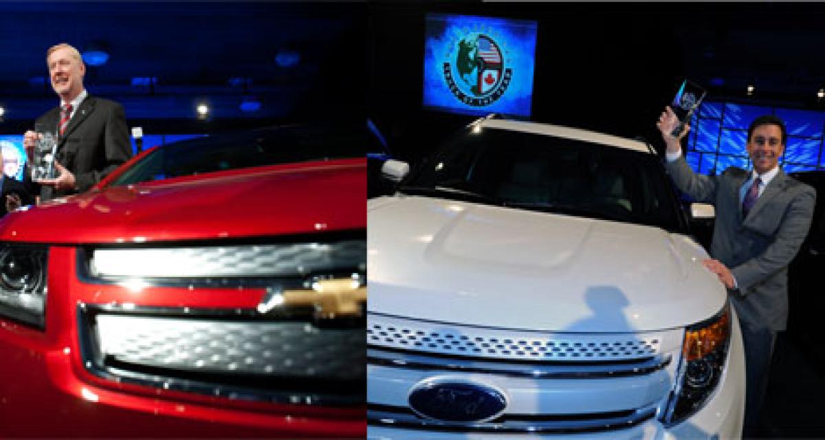 Car & Truck of the Year : Chevrolet Volt et Ford Explorer
