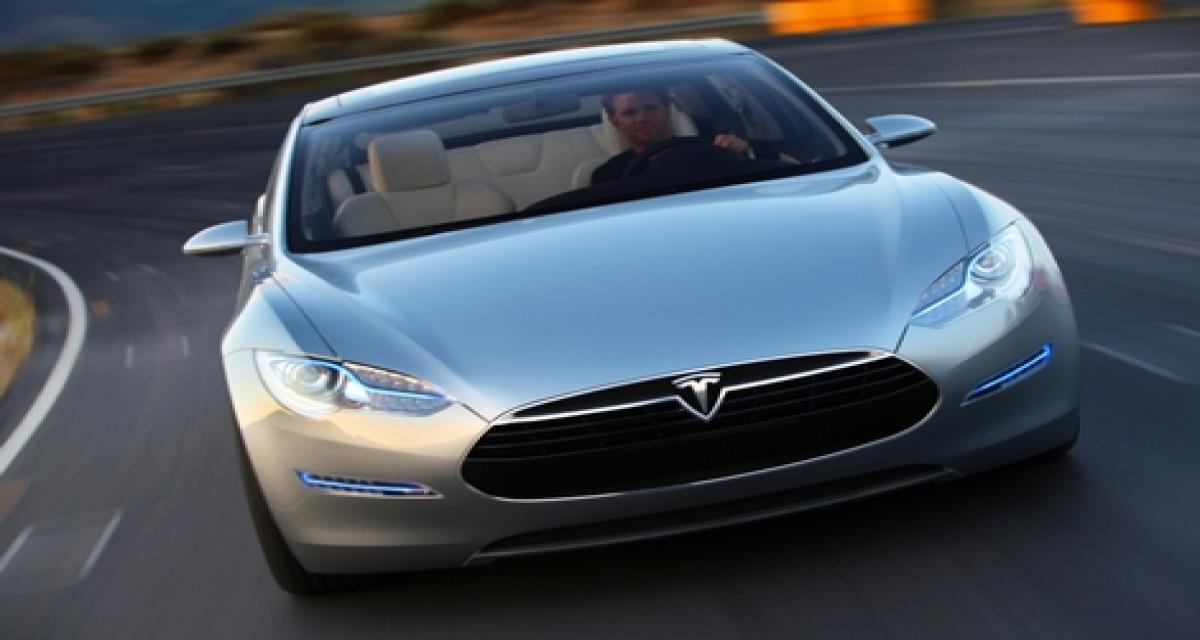 Tesla S : lancement au second semestre 2012