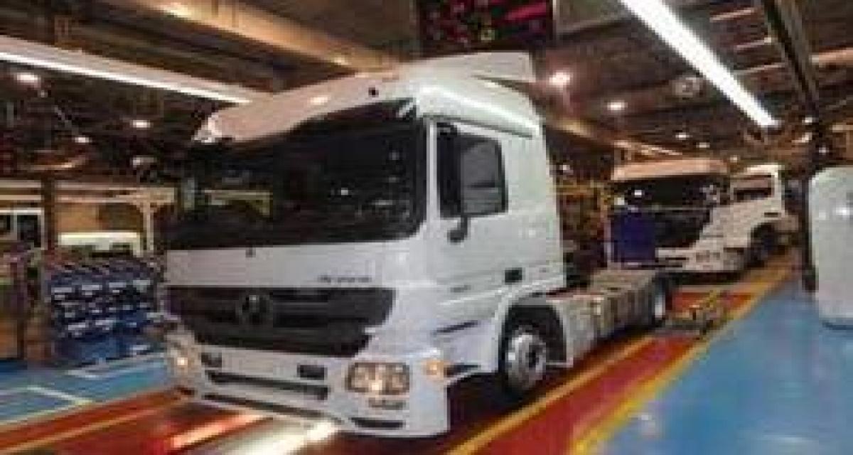 Le premier Mercedes Actros produit en Turquie