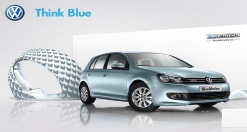  - VW communique sur son label "vert" Think Blue
