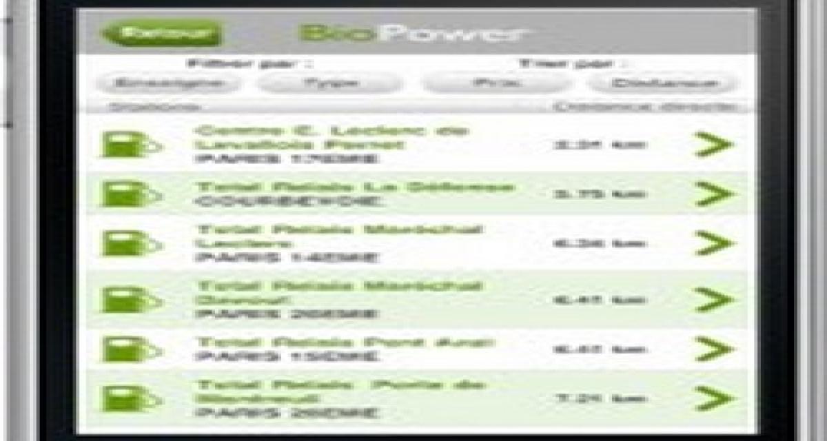 BioPower : une application iPhone lancée par Saab