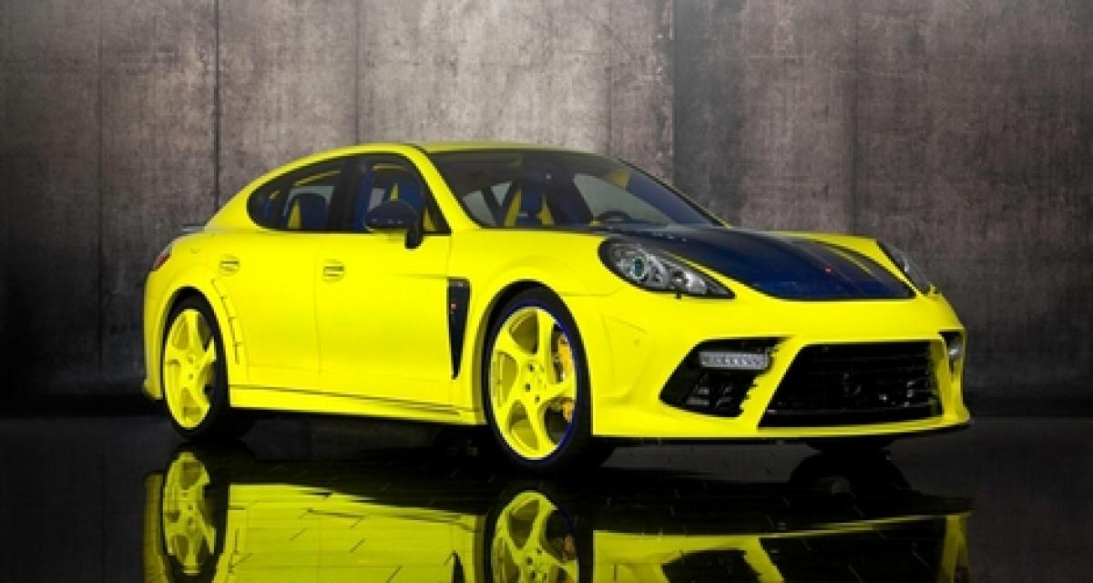 Mansory remet ça : la Porsche Panamera Bright Yellow Edition