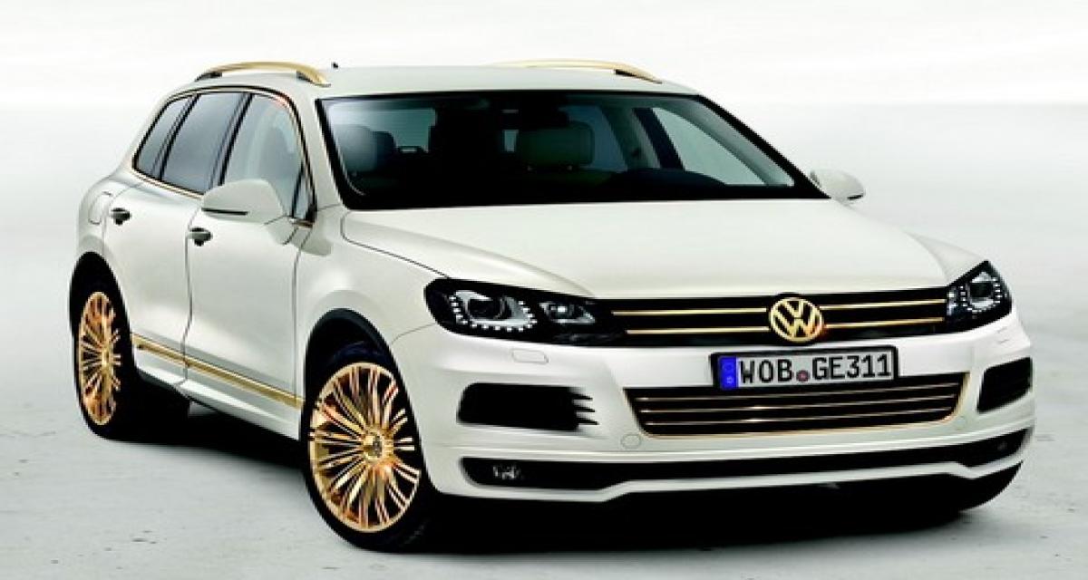 Salon de Doha: Volkswagen Touareg Gold Edition