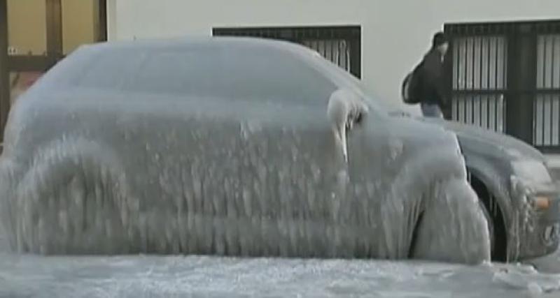  - Vidéo : une Audi A3 glacée dans les rues de New-York