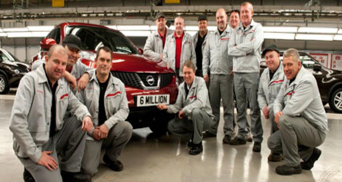 Un record de production pour Nissan en Angleterre